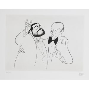 Luciano Pavarotti and Frank Sinatra
