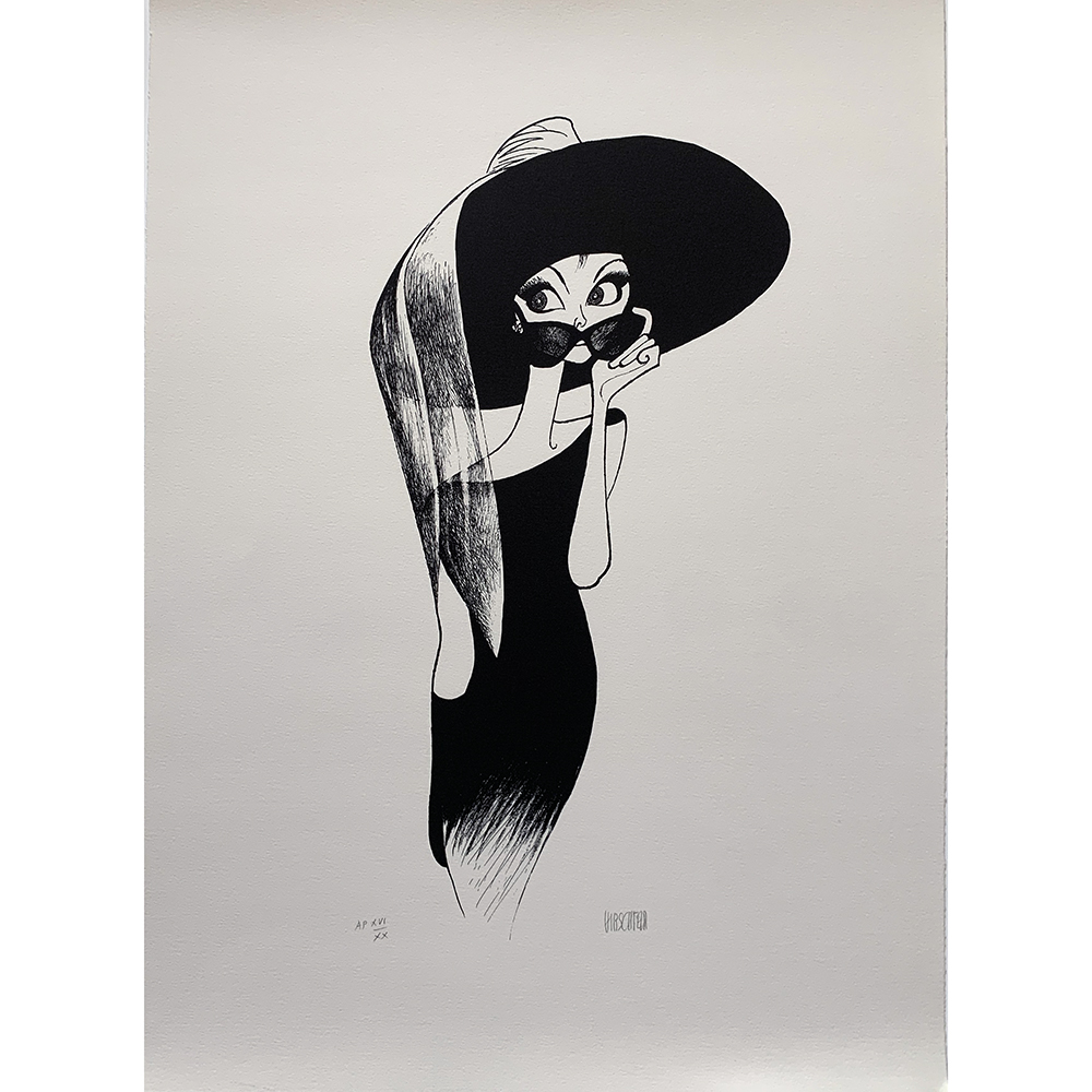 Breakfast at Tiffany's (with big hat)