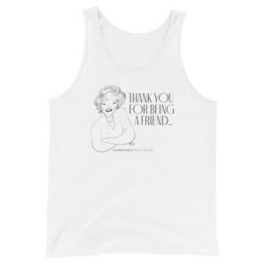Betty White Unisex Tank Top